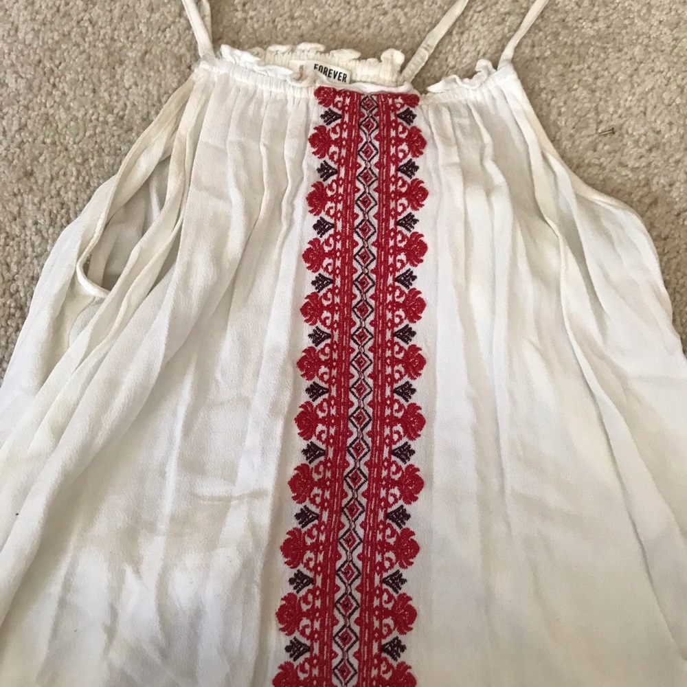 Girls white top
